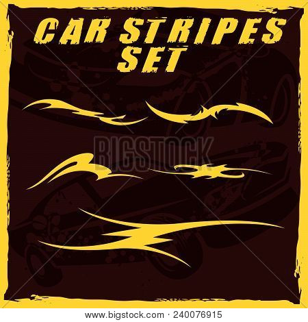 Car Vinyl Stripes Set 56.eps