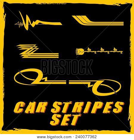 Car Vinyl Stripes Set 89.eps