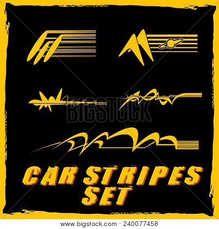 Car Vinyl Stripes Set 96.eps