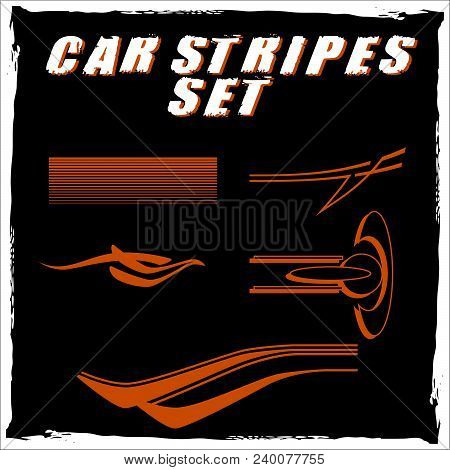 Car Vinyl Stripes Set 122.eps