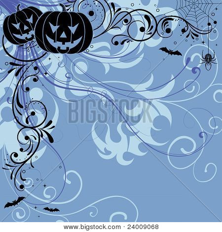 Sfondo floreale Halloween