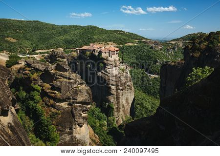 Monastery Of The Great Meteoron - The Largest Monastery In Meteor