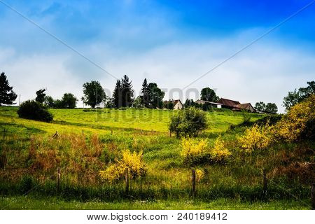 French landscape Haute-Vienne Limousin,France