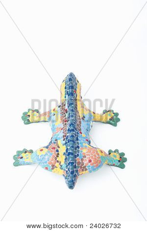 Keramisk farvet Dragon