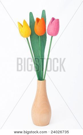 Farvet træ blomster