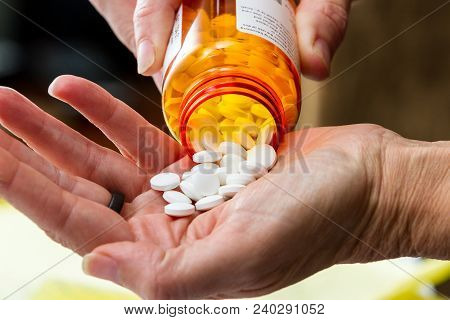 Prescription Pills Close Up