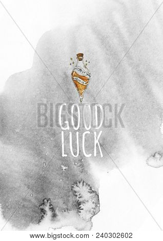 Rady Made Gift Postcard Good Luck - For Those You Love Or For Yourself