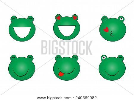 Set Of Emoticons. Set Of Emoji. Smiley Icons