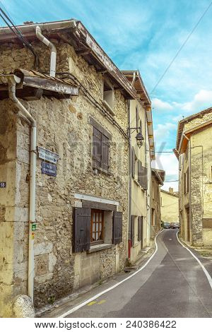 Saint-nazaire-en-royans A Small French Town In The Auvergne-rhône-alpes Region