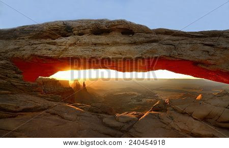 Sunrise At Mesa Arch, Canyonlands National Park, Utah