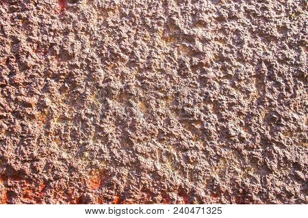 Rough Durable Textured Stucco Wall Coating. Abstract Patchy Background.