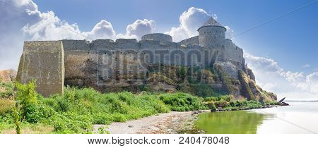 Northern Walls And Towers Of The Akkerman Fortress Built In The 13th-14th Centuries. View From The S