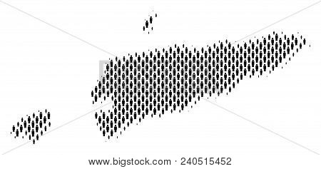 Demography East Timour Map People. Population Vector Cartography Pattern Of East Timour Map Organize