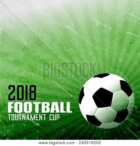 Foorball Sports Background In Abstract Style Vector