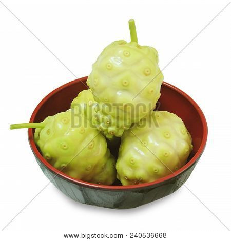 Vegetable And Herb, Fresh Ripe Noni, Morinda Citrifolia, Great Morinda, Indian Mulberry, Beach Mulbe