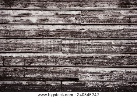 Old, Grunge Wooden Wall Used As Background Oak