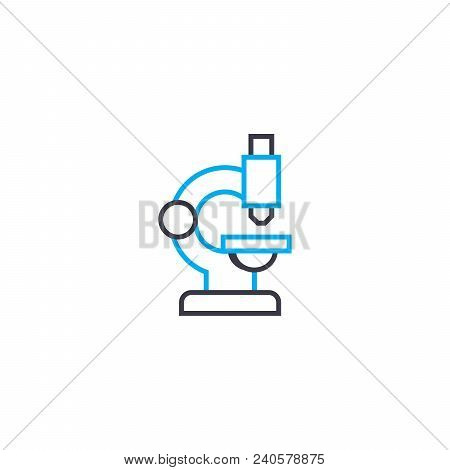 In Depth Research Vector Thin Line Stroke Icon. In Depth Research Outline Illustration, Linear Sign,