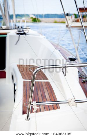 Sitze auf Segelboot