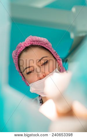 Women Surgeons During The Operation Close Up