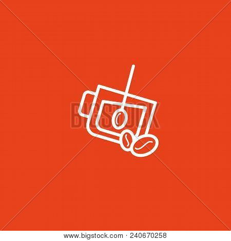 Illustration Design Of Logotype Business Coffee. Vector Cup With Drink Icon.