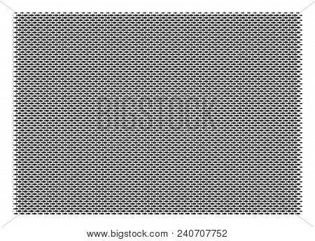 Fish Filled Rectange Halftone Composition. Vector Fish Pictograms Are Composed Into Filled Rectange 