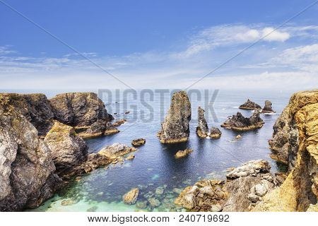 Les Aiguilles De Port Coton, Belle-ile, Brittany, France