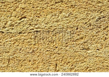 The Wall Is Made Of Crimean Brick, Brick From Shells, Texture. Background