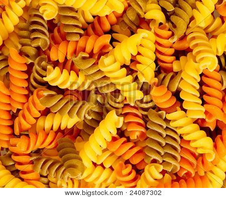 イタリアのパスタの抽象的な背景。食品の品揃え