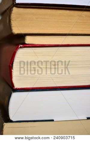 Abstract Composition For Designers With Pile Of Old Vocabulary