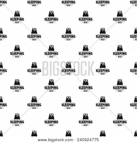 Sleeping Bad Pattern Vector Seamless Repeat For Any Web Design