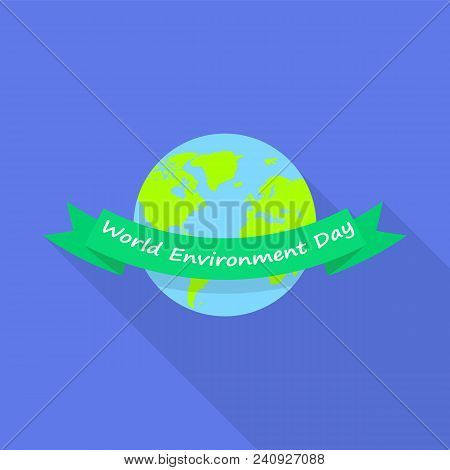 World Environment Day Icon. Flat Illustration Of World Environment Day Vector Icon For Web Design