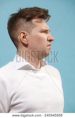 I Am Tired Of Everything. Sad Man. Boring, Dull, Tedious Concept. Young Emotional Man. Human Emotion