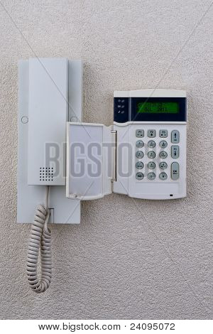TouchPanel para ativar o alarme
