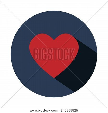 Heart Icon Vector. Perfect Love Symbol.