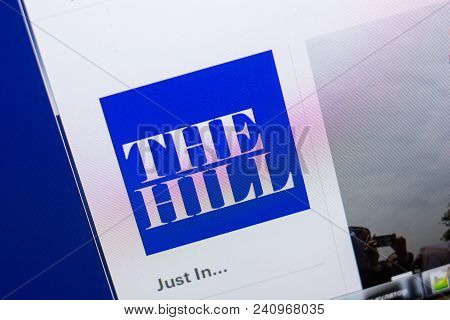 Ryazan, Russia - May 13, 2018: Thehill Website On The Display Of Pc, Url - Thehill.com