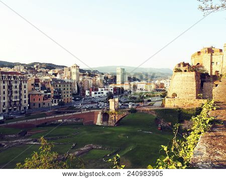 Ancient Fortress And Bridge
