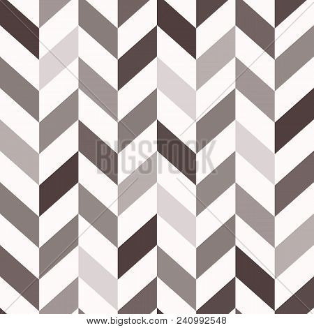 Seamless Chevron Pattern On Paper Texture. Beautiful Vector Illustration Eps10