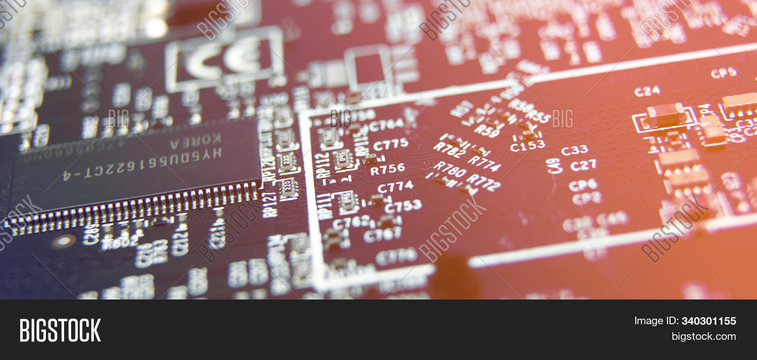 Modern Printed Circuit Image Photo Free Trial Bigstock