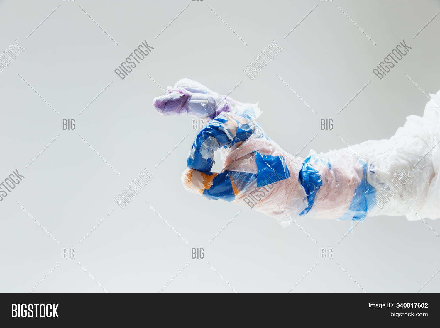 Big Plastic Hand Made Image & Photo (Free Trial) Bigstock