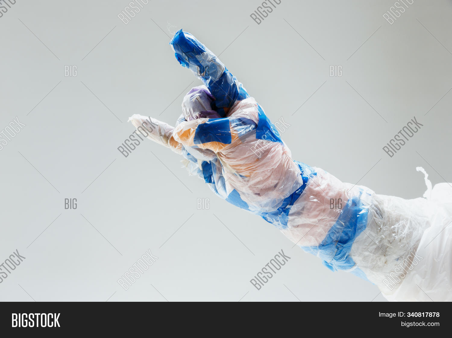 Big Plastic Hand Made Image & Photo (Free Trial) Bigstock