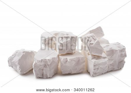 Kudzu ( Pueraria Montana Lobata) Isolated On White
