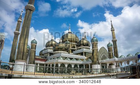 Crystal Mosque Or Masjid Kristal In Kuala Terengganu, Terengganu, Malaysia.