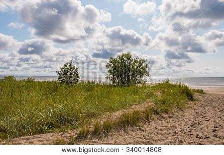 Baltic Sea Shore In Latvia
