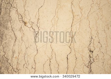 Blur Close-up Pattern Of Marble Is A Beautiful Background. Have Some Hole And Small Noise.