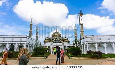 Crystal Mosque Or Masjid Kristal In Kuala Terengganu, Terengganu, Malaysia.