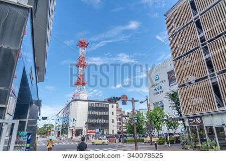 People Are Shopping In Takamatsu Shopping Street.