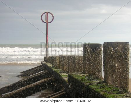 Aberdeen Beach zeď