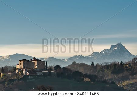 Il Monviso, A Mountain In The Cottian Alps That Has Become A Unesco Heritage Site