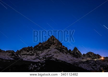 Il Monviso, A Mountain In The Cottian Alps That Has Become A Unesco Heritage Site