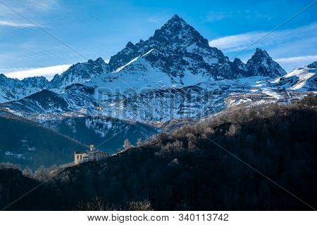 Il Monviso, A Mountain In The Cottian Alps That Has Become A Unesco Heritage Site